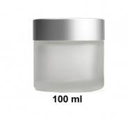 צנצנת זכוכית פרוסטד 100 מ"ל 